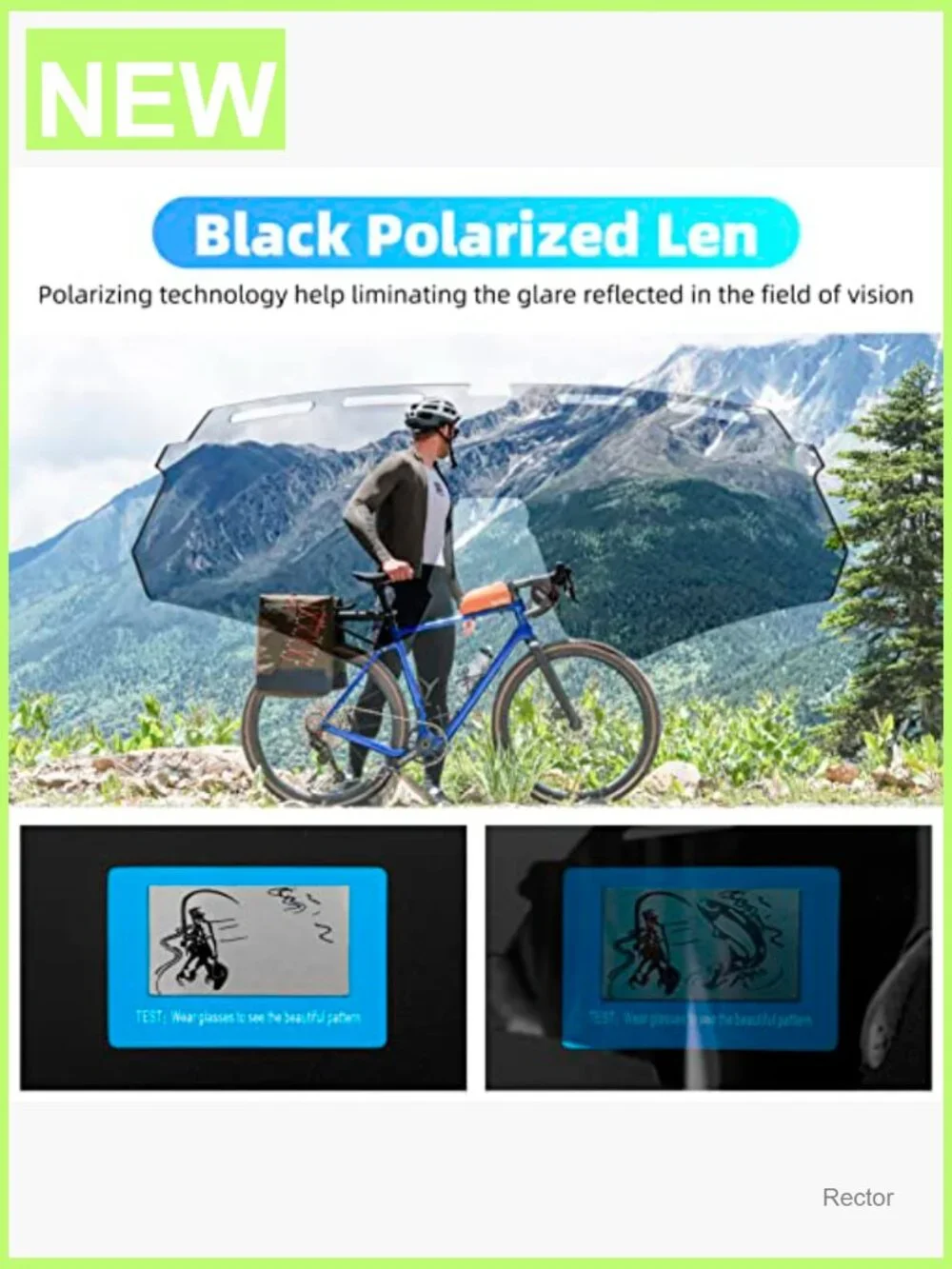 Polarized Sports Sunglasses for Cycling Baseball Running UV400 Protection